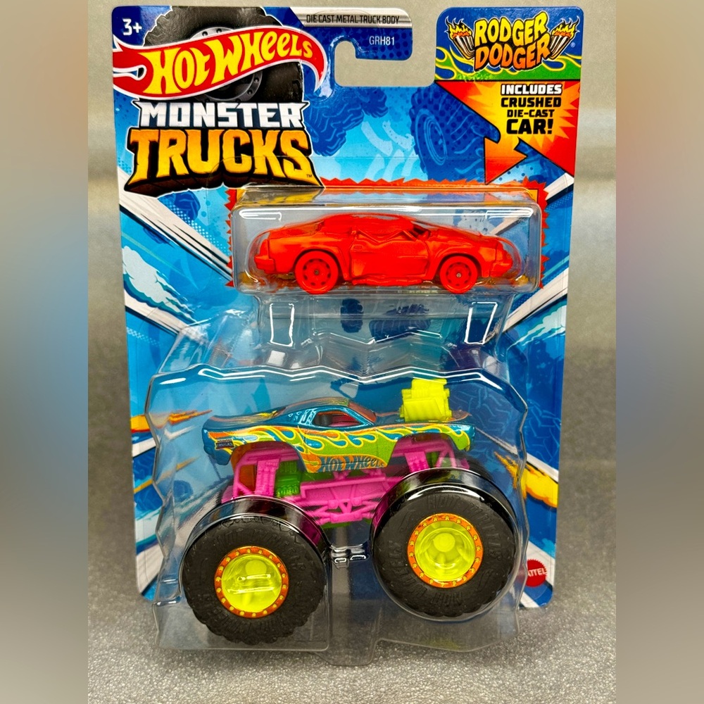 Monster Trucks Torque Terror with Free Crushed car